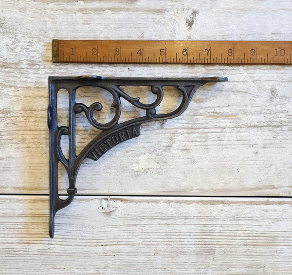 Shelf Bracket VICTORIA Heritage Cast Antique Iron 175mm x 194mm