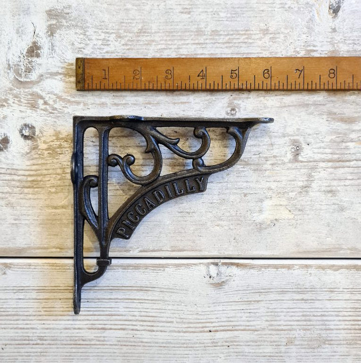 Shelf Bracket PICCADILLY Heritage Cast Antique Iron 150mm X 150mm