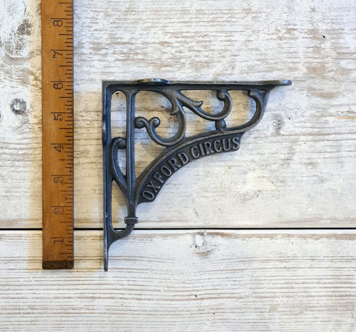 Shelf Bracket OXFORD CIRCUS Heritage Cast Antique Iron 150mm X 150mm