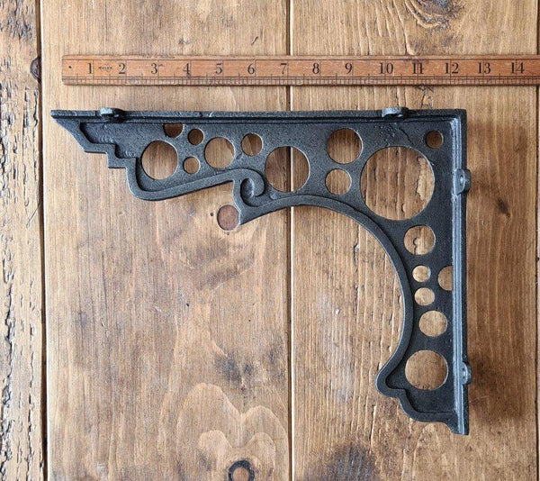 Shelf Bracket GUNSHOT Cast Antique Iron 245mm x 310mm