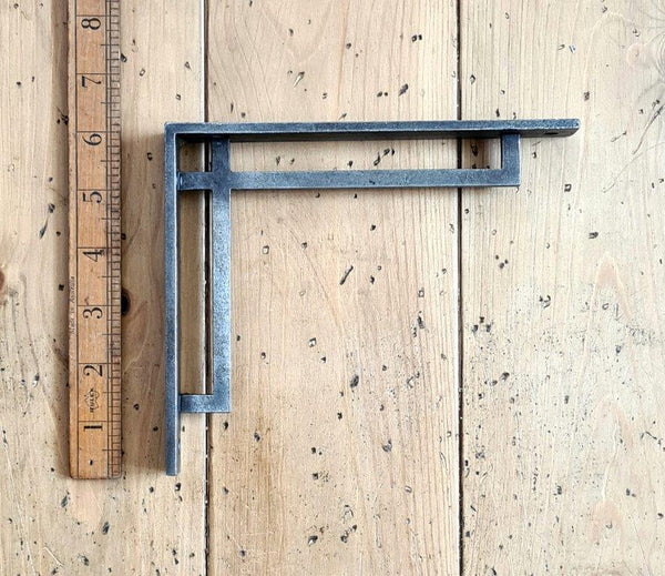 Shelf Bracket ART DECO MORRIS Cast Antique Iron 150mm x 180mm