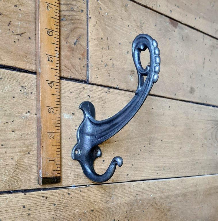 Hat Coat Hook DUMBO Antique Iron 150mm x 100mm Projection