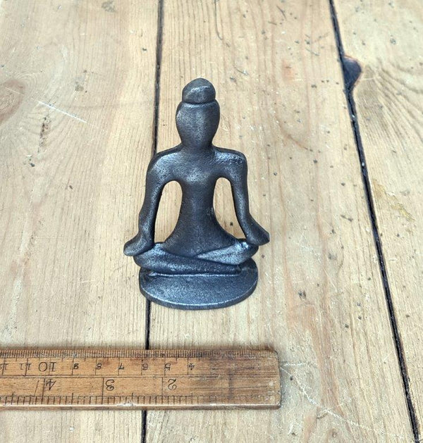 Paperweight Ornament YOGA Cast Antique Iron 130mm