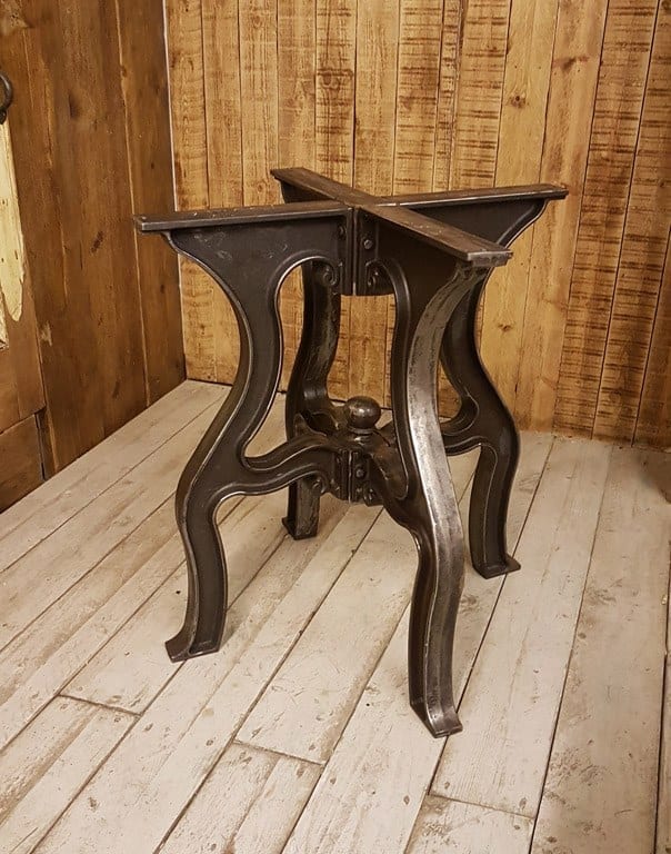 Table Base KINGSTON 4 Way Cross Frame Cast Iron 710mm