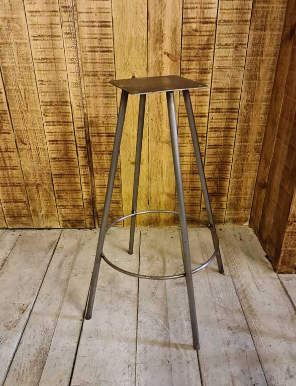 Stool SHELTON Circular Foot Rest 15mm Rod Polish Steel 600mm