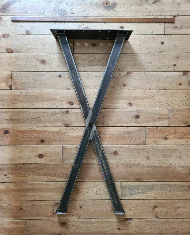 Table End Frame GIN POSEUR Cross Section Steel 1050mm 50 x 50mm