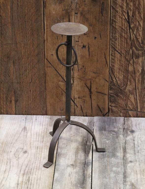 Candle Stand Wrought Iron 400mm