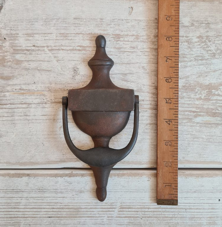 Door Knocker VICTORIAN Antique Cast Iron 200mm